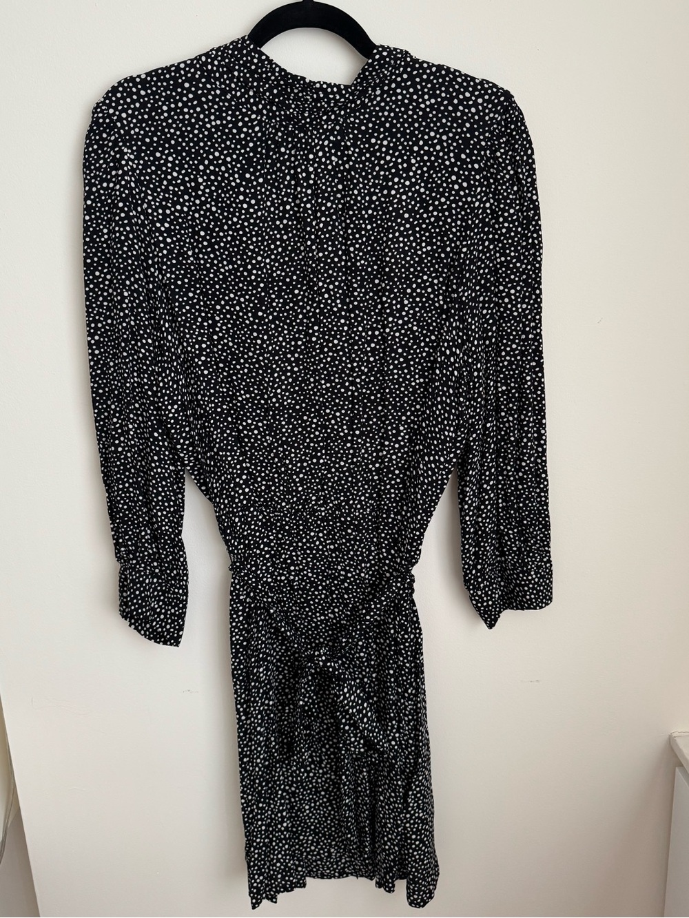 NWT Sanctuary Polka Dot Tie Long Sleeve Dress, Size 12